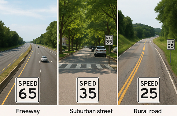 Impact of Speed Limits on Traffic Flow and Safety